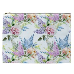 Flowers Cosmetic Bag (xxl) by goljakoff