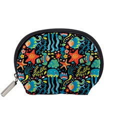 Sea Animals Accessory Pouch (small) by goljakoff