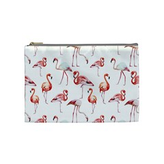 Rose Flamingos Cosmetic Bag (medium) by goljakoff