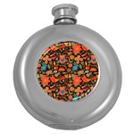 Khokhloma Round Hip Flask (5 oz) Front