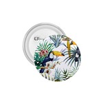Tropical flowers 1.75  Buttons Front