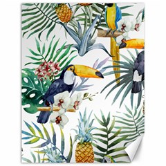 Tropical flowers Canvas 12  x 16 