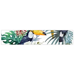 Tropical flowers Small Flano Scarf