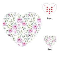 Rose Flowers Playing Cards Single Design (heart) by goljakoff