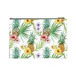 Tropical pineapples Cosmetic Bag (Large) Back