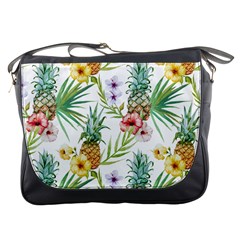 Tropical Pineapples Messenger Bag by goljakoff