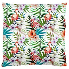 Tropical Flamingo Standard Flano Cushion Case (two Sides) by goljakoff