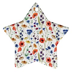 Flowers Pattern Ornament (star) by goljakoff