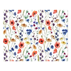 Flowers Pattern Double Sided Flano Blanket (large)  by goljakoff