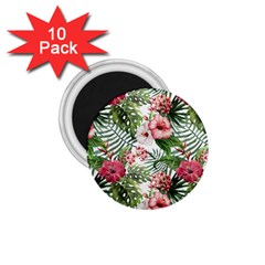 Tropical Flowers 1 75  Magnets (10 Pack)  by goljakoff