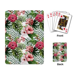 Tropical Flowers Playing Cards Single Design (rectangle) by goljakoff