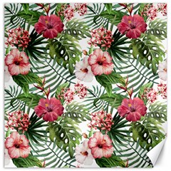 Tropical Flowers Canvas 20  X 20  by goljakoff