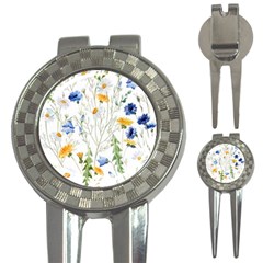 Summer Flowers 3-in-1 Golf Divots by goljakoff