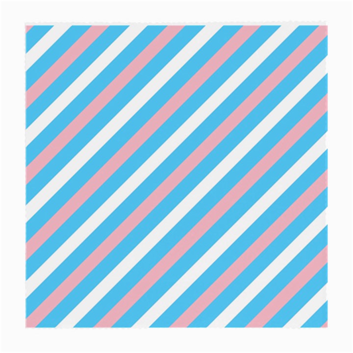 Transgender Pride Diagonal Stripes Pattern Medium Glasses Cloth (2 Sides)