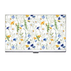 Summer Flowers Pattern Business Card Holder by goljakoff