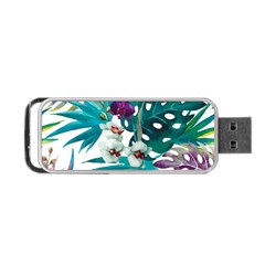 Tropical Flowers Portable Usb Flash (one Side) by goljakoff