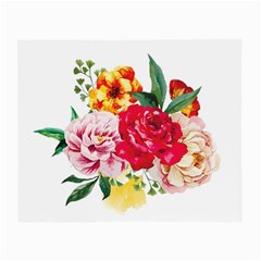 Garden Flowers Small Glasses Cloth