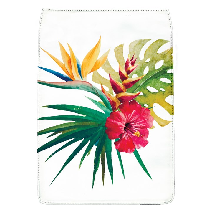 Tropical flowers Removable Flap Cover (L)