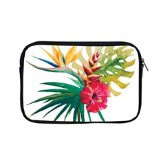 Tropical Flowers Apple Ipad Mini Zipper Cases by goljakoff