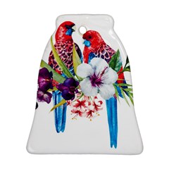 Tropical Parrots Bell Ornament (two Sides) by goljakoff