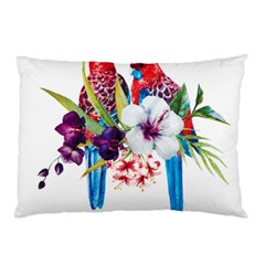 Tropical Parrots Pillow Case (two Sides) by goljakoff