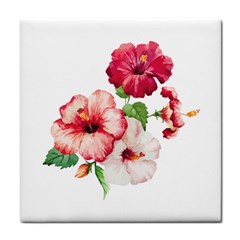 Flawers Tile Coaster by goljakoff