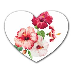 Flawers Heart Mousepads by goljakoff