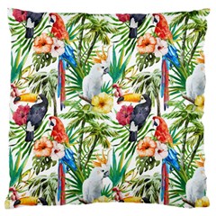 Jungle Birds Standard Flano Cushion Case (two Sides) by goljakoff