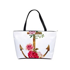Flowers Anchor Classic Shoulder Handbag by goljakoff