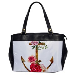 Flowers Anchor Oversize Office Handbag by goljakoff