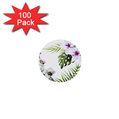 Flowers 1  Mini Buttons (100 Pack)  by goljakoff