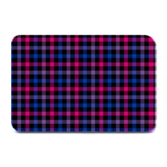 Bisexual Pride Checkered Plaid Plate Mats by VernenInk