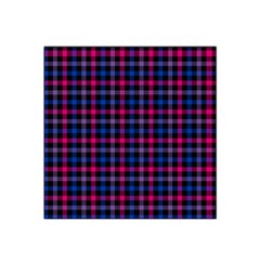 Bisexual Pride Checkered Plaid Satin Bandana Scarf by VernenInk