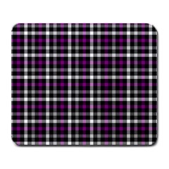 Asexual Pride Checkered Plaid Large Mousepads by VernenInk