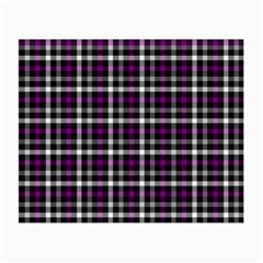 Asexual Pride Checkered Plaid Small Glasses Cloth (2 Sides) by VernenInk