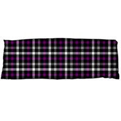Asexual Pride Checkered Plaid Body Pillow Case (dakimakura) by VernenInk