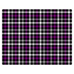 Asexual Pride Checkered Plaid Double Sided Flano Blanket (medium)  by VernenInk