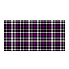 Asexual Pride Checkered Plaid Satin Wrap by VernenInk