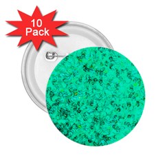 Aqua Marine Glittery Sequins 2 25  Buttons (10 Pack)  by essentialimage