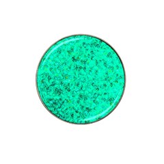 Aqua Marine Glittery Sequins Hat Clip Ball Marker (10 Pack)