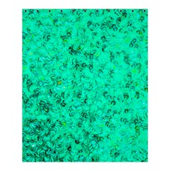 Aqua Marine Glittery Sequins Shower Curtain 60  X 72  (medium)  by essentialimage