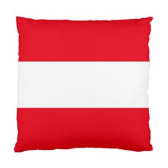 Flag Of Austria Standard Cushion Case (two Sides) by FlagGallery