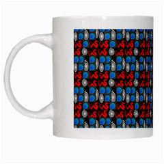 Red And Blue White Mugs