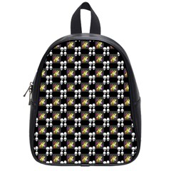 Shiny Skull School Bag (small) by Sparkle