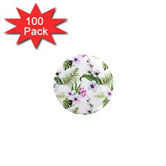 Summer Flowers 1  Mini Magnets (100 Pack)  by goljakoff