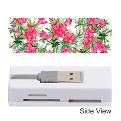 Pink Flowers Memory Card Reader (stick) by goljakoff