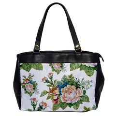 Vintage Flowers Oversize Office Handbag by goljakoff