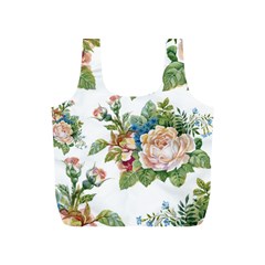Vintage Flowers Full Print Recycle Bag (s) by goljakoff
