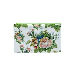 Vintage Flowers Cosmetic Bag (xs) by goljakoff