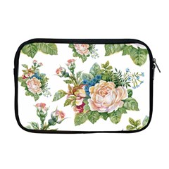 Vintage Flowers Apple Macbook Pro 17  Zipper Case by goljakoff